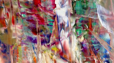 Renkli soyut arka plan duvar kağıdı. Modern motif görsel sanat. Yağlı boya karışımı. Moda el boyama bezi. Duvar dekorasyonu ve duvar resimleri fikri. 3 Boyutlu Doku