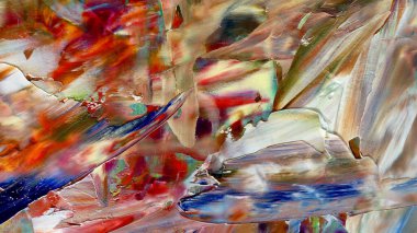 Renkli soyut arka plan duvar kağıdı. Modern motif görsel sanat. Yağlı boya karışımı. Moda el boyama bezi. Duvar dekorasyonu ve duvar resimleri fikri. 3 Boyutlu Doku