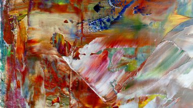 Renkli soyut arka plan duvar kağıdı. Modern motif görsel sanat. Yağlı boya karışımı. Moda el boyama bezi. Duvar dekorasyonu ve duvar resimleri fikri. 3 Boyutlu Doku