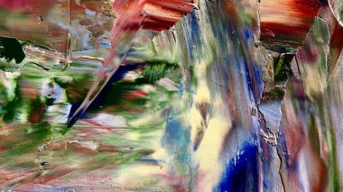 Renkli soyut arka plan duvar kağıdı. Modern motif görsel sanat. Yağlı boya karışımı. Moda el boyama bezi. Duvar dekorasyonu ve duvar resimleri fikri. 3 Boyutlu Doku