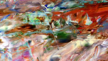 Renkli soyut arka plan duvar kağıdı. Modern motif görsel sanat. Yağlı boya karışımı. Moda el boyama bezi. Duvar dekorasyonu ve duvar resimleri fikri. 3 Boyutlu Doku