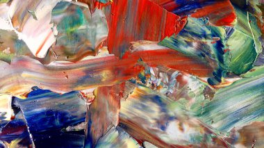 Renkli soyut arka plan duvar kağıdı. Modern motif görsel sanat. Yağlı boya karışımı. Moda el boyama bezi. Duvar dekorasyonu ve Duvar resimleri fikri.