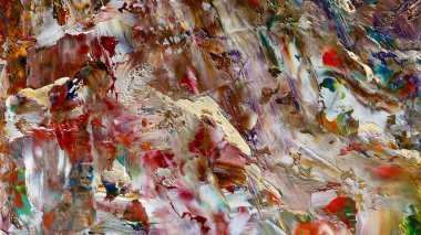 Renkli soyut arka plan duvar kağıdı. Modern motif görsel sanat. Yağlı boya karışımı. Moda el boyama bezi. Duvar dekorasyonu ve Duvar resimleri fikri.