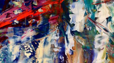 Renkli soyut arka plan duvar kağıdı. Modern motif görsel sanat. Yağlı boya karışımı. Moda el boyama bezi. Duvar dekorasyonu ve Duvar resimleri fikri