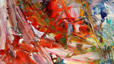 Renkli soyut arka plan duvar kağıdı. Modern motif görsel sanat. Yağlı boya karışımı. Moda el boyama bezi. Duvar dekorasyonu ve Duvar resimleri fikri