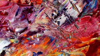 Renkli soyut arka plan duvar kağıdı. Modern motif görsel sanat. Yağlı boya karışımı. Moda el boyama bezi. Duvar dekorasyonu ve Duvar resimleri fikri.