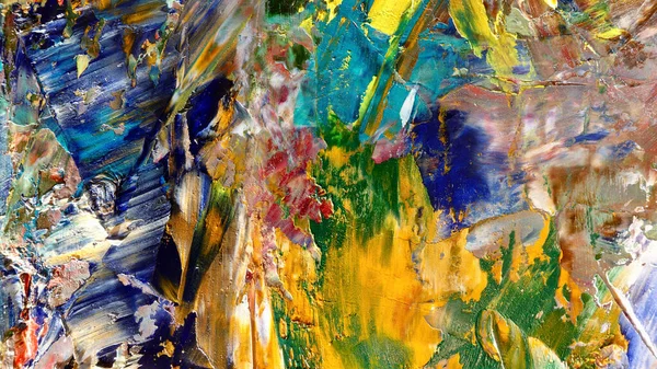 Renkli soyut arka plan duvar kağıdı. Modern motif görsel sanat. Yağlı boya karışımı. Moda el boyama bezi. Duvar dekorasyonu ve Duvar resimleri fikri.