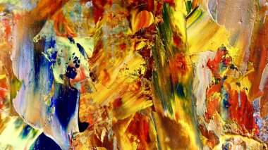 Renkli soyut arka plan duvar kağıdı. Modern motif görsel sanat. Yağlı boya karışımı. Moda el boyama bezi. Duvar dekorasyonu ve Duvar resimleri fikri.