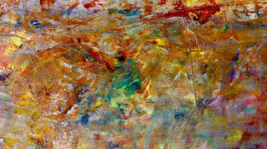 Renkli soyut arka plan duvar kağıdı. Modern motif görsel sanat. Yağlı boya karışımı. Moda el boyama bezi. Duvar dekorasyonu ve Duvar resimleri fikri. 