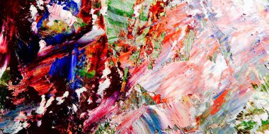 Renkli soyut arka plan duvar kağıdı. Modern motif görsel sanat. Yağlı boya karışımı. Moda el boyama bezi. Duvar dekorasyonu ve Duvar resimleri fikri. 