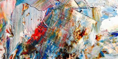 Renkli soyut arka plan duvar kağıdı. Modern motif görsel sanat. Yağlı boya karışımı. Moda el boyama bezi. Duvar dekorasyonu ve Duvar resimleri fikri. 