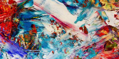 Renkli soyut arka plan duvar kağıdı. Modern motif görsel sanat. Yağlı boya karışımı. Moda el boyama bezi. Duvar dekorasyonu ve Duvar resimleri fikri