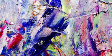 Renkli soyut arka plan duvar kağıdı. Modern motif görsel sanat. Yağlı boya karışımı. Moda el boyama bezi. Duvar dekorasyonu ve Duvar resimleri fikri