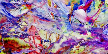 Renkli soyut arka plan duvar kağıdı. Modern motif görsel sanat. Yağlı boya karışımı. Moda el boyama bezi. Duvar dekorasyonu ve Duvar resimleri fikri. 