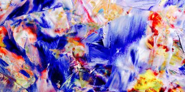 Renkli soyut arka plan duvar kağıdı. Modern motif görsel sanat. Yağlı boya karışımı. Moda el boyama bezi. Duvar dekorasyonu ve Duvar resimleri fikri.