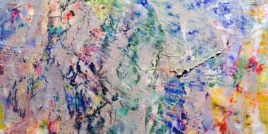 Renkli soyut arka plan duvar kağıdı. Modern motif görsel sanat. Yağlı boya karışımı. Moda el boyama bezi. Duvar dekorasyonu ve Duvar resimleri fikri.