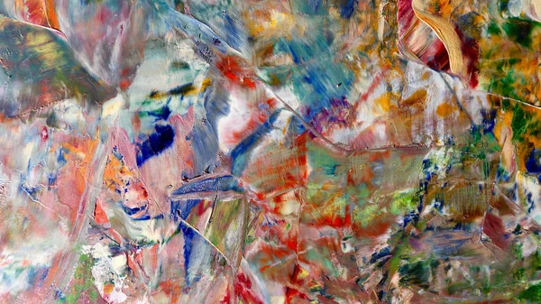 Renkli soyut arka plan duvar kağıdı. Modern motif görsel sanat. Yağlı boya karışımı. Moda el boyama bezi. Duvar dekorasyonu ve Duvar resimleri fikri.