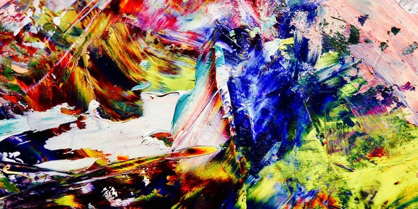 Renkli soyut arka plan duvar kağıdı. Modern motif görsel sanat. Yağlı boya karışımı. Moda el boyama bezi. Duvar dekorasyonu ve Duvar resimleri fikri