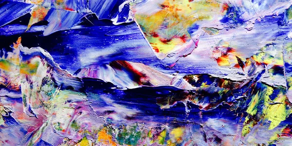 Renkli soyut arka plan duvar kağıdı. Modern motif görsel sanat. Yağlı boya karışımı. Moda el boyama bezi. Duvar dekorasyonu ve Duvar resimleri fikri. 