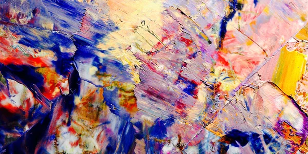 Renkli soyut arka plan duvar kağıdı. Modern motif görsel sanat. Yağlı boya karışımı. Moda el boyama bezi. Duvar dekorasyonu ve Duvar resimleri fikri. 