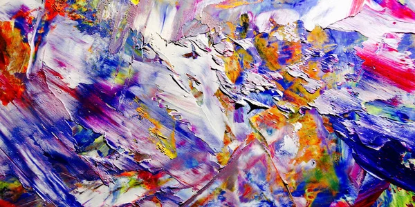 Renkli soyut arka plan duvar kağıdı. Modern motif görsel sanat. Yağlı boya karışımı. Moda el boyama bezi. Duvar dekorasyonu ve Duvar resimleri fikri.