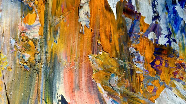 カラフルな抽象的な背景の壁紙 現代的なモチーフのビジュアルアート 油絵具の混合物 流行の手描きのキャンバス 壁の装飾と壁の芸術のプリントアイデア — ストック写真