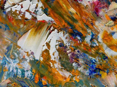 Renkli soyut arka plan duvar kağıdı. Modern motif görsel sanat. Yağlı boya karışımı. Moda el boyama bezi. Duvar dekorasyonu ve duvar resimleri fikri. 3 Boyutlu Doku