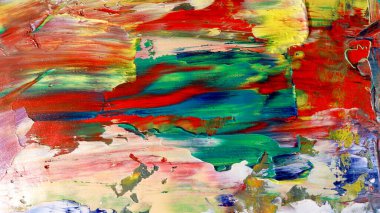 Renkli soyut arka plan duvar kağıdı. Modern motif görsel sanat. Yağlı boya karışımı. Moda el boyama bezi. Duvar dekorasyonu ve Duvar resimleri fikri.