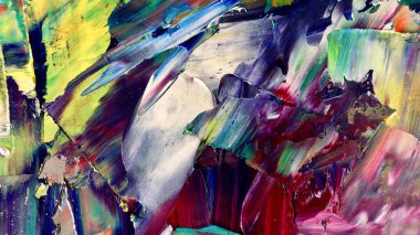 Renkli soyut arka plan duvar kağıdı. Modern motif görsel sanat. Yağlı boya karışımı. Moda el boyama bezi. Duvar dekorasyonu ve Duvar resimleri fikri