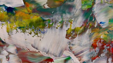 Renkli soyut arka plan duvar kağıdı. Modern motif görsel sanat. Yağlı boya karışımı. Moda el boyama bezi. Duvar dekorasyonu ve Duvar resimleri fikri.