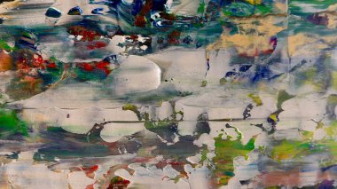 Renkli soyut arka plan duvar kağıdı. Modern motif görsel sanat. Yağlı boya karışımı. Moda el boyama bezi. Duvar dekorasyonu ve Duvar resimleri fikri.