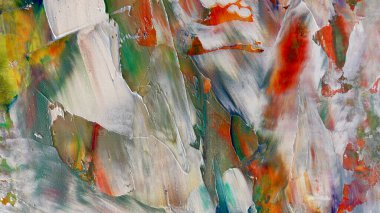 Renkli soyut arka plan duvar kağıdı. Modern motif görsel sanat. Yağlı boya karışımı. Moda el boyama bezi. Duvar dekorasyonu ve Duvar resimleri fikri.