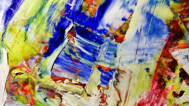 Renkli soyut arka plan duvar kağıdı. Modern motif görsel sanat. Yağlı boya karışımı. Moda el boyama bezi. Duvar dekorasyonu ve Duvar resimleri fikri.