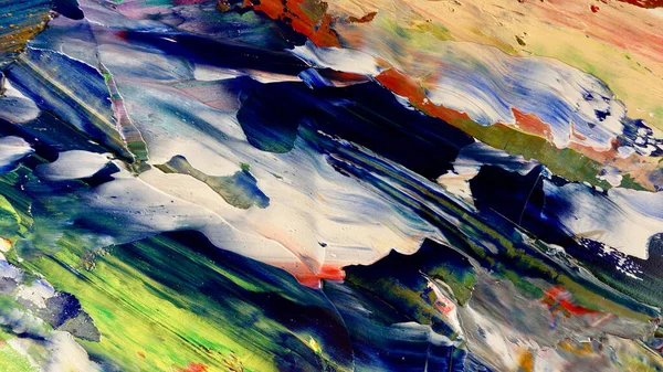 Renkli soyut arka plan duvar kağıdı. Modern motif görsel sanat. Yağlı boya karışımı. Moda el boyama bezi. Duvar dekorasyonu ve Duvar resimleri fikri. 