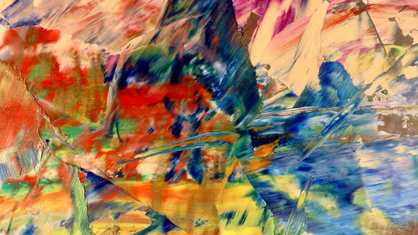 Барвисті Абстрактні Фонові Шпалери Сучасне Мотивне Візуальне Мистецтво Суміші Олійної — стокове фото