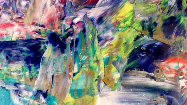 Renkli soyut arka plan duvar kağıdı. Modern motif görsel sanat. Yağlı boya karışımı. Moda el boyama bezi. Duvar dekorasyonu ve Duvar resimleri fikri. 