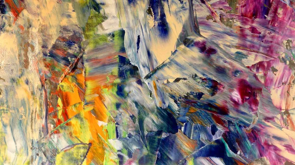 Renkli soyut arka plan duvar kağıdı. Modern motif görsel sanat. Yağlı boya karışımı. Moda el boyama bezi. Duvar dekorasyonu ve Duvar resimleri fikri. 