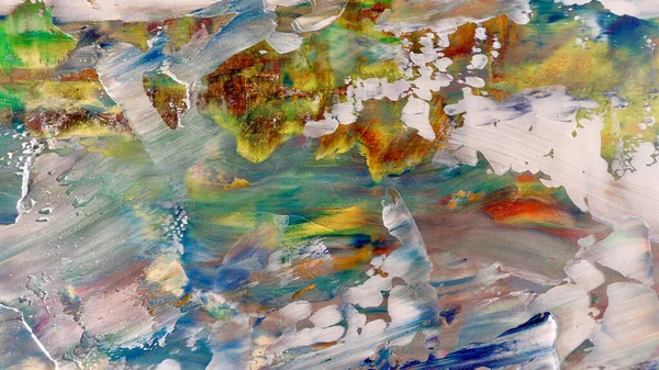 Renkli soyut arka plan duvar kağıdı. Modern motif görsel sanat. Yağlı boya karışımı. Moda el boyama bezi. Duvar dekorasyonu ve Duvar resimleri fikri.