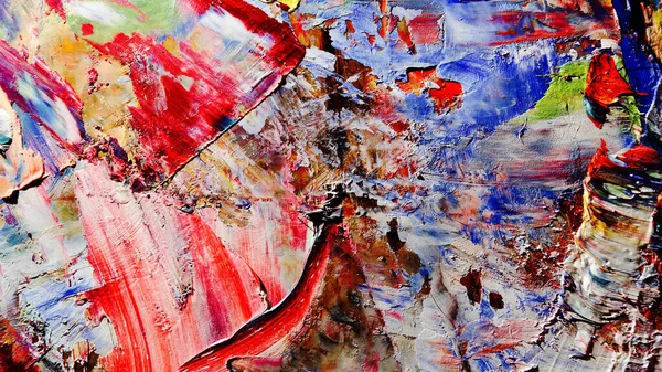 Renkli soyut arka plan duvar kağıdı. Modern motif görsel sanat. Yağlı boya karışımı. Moda el boyama bezi. Duvar dekorasyonu ve Duvar resimleri fikri.