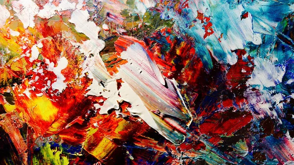 Renkli soyut arka plan duvar kağıdı. Modern motif görsel sanat. Yağlı boya karışımı. Moda el boyama bezi. Duvar dekorasyonu ve Duvar resimleri fikri.