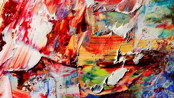 Renkli soyut arka plan duvar kağıdı. Modern motif görsel sanat. Yağlı boya karışımı. Moda el boyama bezi. Duvar dekorasyonu ve Duvar resimleri fikri.