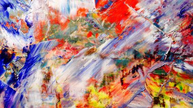 Renkli soyut arka plan duvar kağıdı. Modern motif görsel sanat. Yağlı boya karışımı. Moda el boyama bezi. Duvar dekorasyonu ve Duvar resimleri fikri.