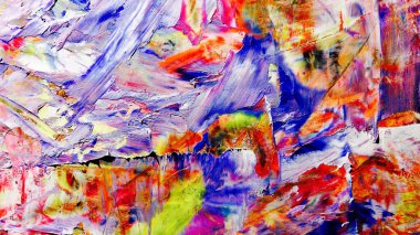 Renkli soyut arka plan duvar kağıdı. Modern motif görsel sanat. Yağlı boya karışımı. Moda el boyama bezi. Duvar dekorasyonu ve Duvar resimleri fikri