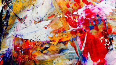 Renkli soyut arka plan duvar kağıdı. Modern motif görsel sanat. Yağlı boya karışımı. Moda el boyama bezi. Duvar dekorasyonu ve Duvar resimleri fikri.