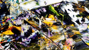 Renkli soyut arka plan duvar kağıdı. Modern motif görsel sanat. Yağlı boya karışımı. Moda el boyama bezi. Duvar dekorasyonu ve Duvar resimleri fikri.