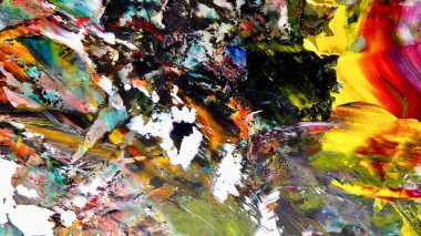 Renkli soyut arka plan duvar kağıdı. Modern motif görsel sanat. Yağlı boya karışımı. Moda el boyama bezi. Duvar dekorasyonu ve Duvar resimleri fikri