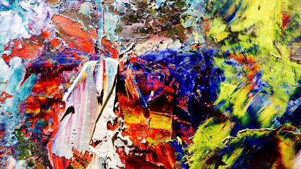 Renkli soyut arka plan duvar kağıdı. Modern motif görsel sanat. Yağlı boya karışımı. Moda el boyama bezi. Duvar dekorasyonu ve Duvar resimleri fikri.