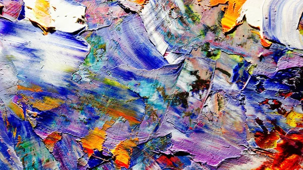 Renkli soyut arka plan duvar kağıdı. Modern motif görsel sanat. Yağlı boya karışımı. Moda el boyama bezi. Duvar dekorasyonu ve Duvar resimleri fikri.