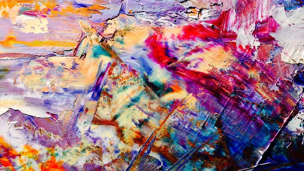 Renkli soyut arka plan duvar kağıdı. Modern motif görsel sanat. Yağlı boya karışımı. Moda el boyama bezi. Duvar dekorasyonu ve Duvar resimleri fikri.