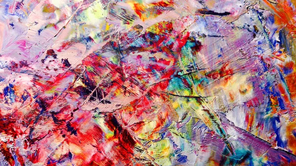 Renkli soyut arka plan duvar kağıdı. Modern motif görsel sanat. Yağlı boya karışımı. Moda el boyama bezi. Duvar dekorasyonu ve Duvar resimleri fikri